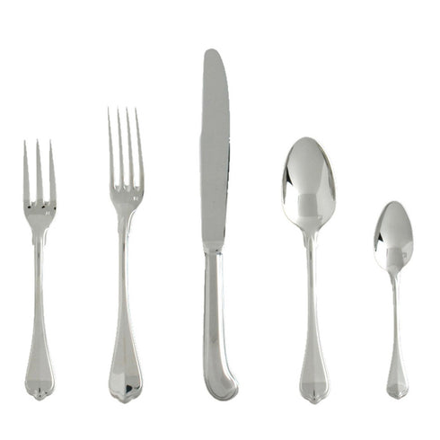 Fortessa San Marco 18/10 Stainless Steel Flatware, 5 Piece Place Setting, Service for 1...