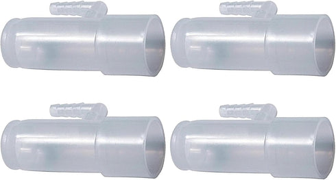 4 Pack Oxygen Adapter Enrichment Port Connector fits CPAP Tubing Hose Model 1642...