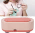 Portable Ultrasonic Jewelry Cleaner Ultrasonic Jewelry Machine Onekey Automatic Control for Glasses (Pink)...