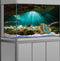 36X18 Inches Fish Tank Background, Sunshine Ocean Floor Terrarium Background Decor, Underwater Stone Durable Polyester Background with 8 EVA Doubl...