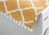 Ammsochy Washing Machine Cover Dust Oil Proof Dryer Top Loader Cloth with Side Storage Pockets Cotton Linen Kitchen Refrigerator Appliance Protector (Yellow Rhombus)