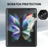 (3 Sets) Full Coverage Protector Compatible For Samsung Galaxy Z Fold 3 5G(Upgraded) High Definition Edge to Edge HD, Anti-Scratch (Lifetime Repla...