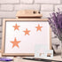 Large Star Stencil, 8Pcs Star Stencils for Painting,Star Template 5 Point Star Template Stencil,Star Stencils Different Sizes,Reusable Plastic Ste...