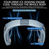 Portable Neck Fan Upgraded Bladeless 4 Turbo Fan The back of the neck is cool and does not sweat 4000mAh USB lazy fan no hair clip neck fan rechar...