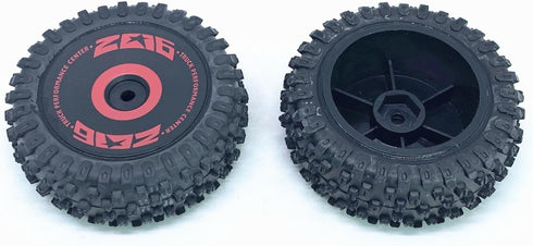 Replacement 2PCS Durable Front Tire Wheel Tyre RC Parts Compatible with WLtoys 124016 RC Car...