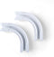 90° Curved Connectors for Track Curtains Ceiling Mount/Wall Mount, Ceiling Track for Curtains, Room Divider Curtains Tracks?White 2PCS?....