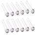 Test Tubes 25x140mm(40ml), Clear Plastic Tubes with Screw Caps for Science Experiment Party Decoration Christmas Birthday Gifts Candy Storage...