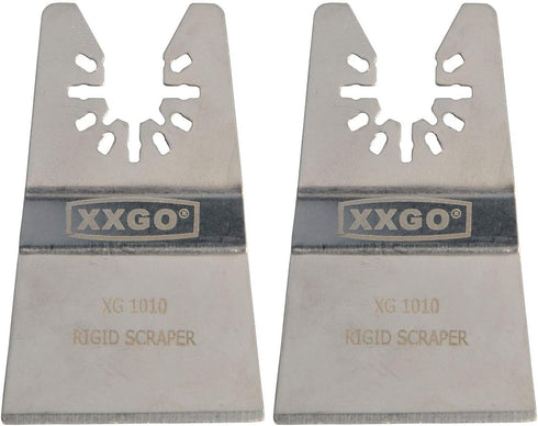 2 Pcs Universal 2” Rigid Oscillating Tool Scraper Blades Compatible with Bosch Chicago Craftsman Dewalt Dremel Fein Harbor Freight Makita Milwauke...
