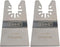 2 Pcs Universal 2” Rigid Oscillating Tool Scraper Blades Compatible with Bosch Chicago Craftsman Dewalt Dremel Fein Harbor Freight Makita Milwauke...