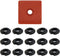 15 Sets 3/8" Impact Wrench Retaining Rings with O-Ring, Compatible with Electric/Pneumatic Cordless Wrench, Including Retainer Ring Anvil Install ...