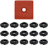15 Sets 3/8" Impact Wrench Retaining Rings with O-Ring, Compatible with Electric/Pneumatic Cordless Wrench, Including Retainer Ring Anvil Install ...