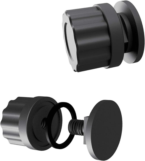 Black Welding Hood Pipeliner Helmet Fasteners - 1Pair Aluminum Helmet Pipeliner Headgear Replacement Parts Accessories Screws Flip Hood, Anti-rust...