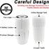 Grinder, 2-in-1 Grinding & Storage Design-Suitable for Home, Outdoor & Kitchen Use (White)...