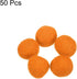PATIKIL Wool Felt Balls Beads Wool Felting Pom 2cm 20mm Orange for Home Crafts Handcrafts Project DIY Pack of 50...
