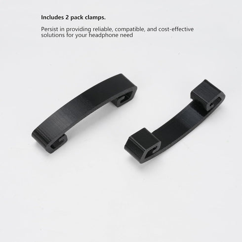 Ultimate TPU Support Brace Clamps Pack of 2,Headband Fix for Astro A50 Gen. 4 and Mod Kit Wireless Gaming Headset (Black)...
