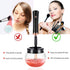 Premium Makeup Brush Cleaner and Dryer Machine Hangsun Electric Cosmetic Make Up Brushes Set Cleaning Tool with 8 Size Rubber Collars Wash and Dry...