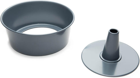 Fox Run Non-Stick Angel Food Cake Pan With Removable Bottom, 10 x 10 x 4.5 inches, Metallic...