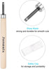 uxcell Wood Carving Knife Tools Chisels, 2mm 50# Carbon Steel Small Triangle Sculpting Graver for DIY Craft Sculpture Carpenter Beginners Experts,...