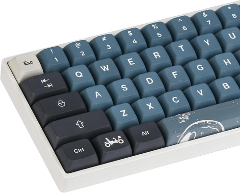 surmen PBT Keycaps XDA Keycaps Dye-Sublimation 60% Custom Keycaps 60 Percent for Cherry MX Switches Mechanical Keyboard(Apollo)...