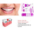Portable Orthodontic Oral Care Kit - 2Pack - Travel Kit for Patients, Interdental Brushing Wax Floss Toothbrush Cleaning(Purple & Orange)...