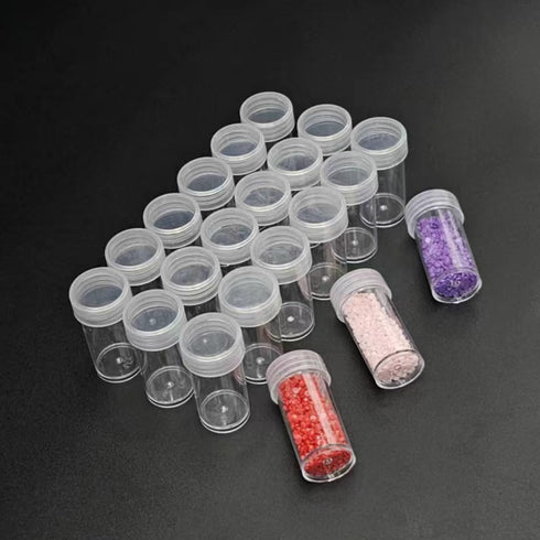 Diamond Painting Storage Containers Tools Accessories Kits with Shockproof Jars,DIY Diamond Art Tool Kits Craft Jewelry Bead Rhinestones Organizer...