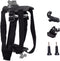 Dog Harness for Gopro, Soft and Adjustable Pet Harness Mount Vest with 2 Mouting Base, for Chest and Back Fixation for Gopro Hero All Models and O...