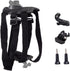 Dog Harness for Gopro, Soft and Adjustable Pet Harness Mount Vest with 2 Mouting Base, for Chest and Back Fixation for Gopro Hero All Models and O...