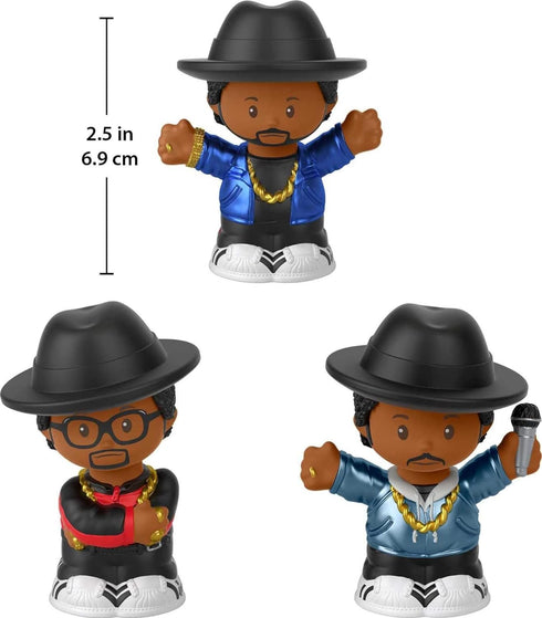 Little People Collector Run DMC Special Edition Set, 3 Figures for Adults & Hip Hop Fans in Display Box...