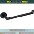 Alise Hand Towel Holder Towel Ring for Bathroom Lavatory,Black Towel Bar Towel Hanger Wall Mount SUS304 Stainless Steel Towel Rack,Matte Black Fin...