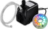 PULACO 10Watt 160GPH Submersible Fountain Pump with Automatic Color Changing LED Light and flow regulator for Water Feature, Outdoor Pond, Aquariu...