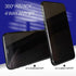 4 Way 360° Privacy Tempered Glass Screen Protector for iPhone 11 Pro/iPhone Xs/iPhone X, Horizontal and Vertical Anti Spy 9H Scratch Resistant Cas...