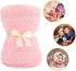 Baby Blanket Flannel, Cozy Throw Blankets for Newborn Infant and Toddler, Super Soft and Warm Receiving Baby Blanket for Crib Stroller (Pink 25 * ...