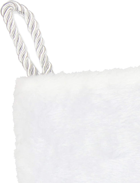 Peanuts Snoopy Kurt Adler Cuffed Satin Holiday Stocking (19", Blue/White)...