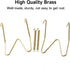 12 Piece Plate Hangers, 6/8/10 Inch Invisible Brass Wall Plate Hangers, Comes with 16 Piece Wall Hooks for Decorative Plates...
