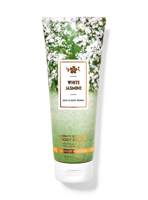 Bath & Body Works Ultimate Hydration Body Cream Gift Set For Women, 8 Fl Oz (White Jasmine)...