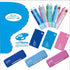 Mitsubishi Pencil K55604B Uni-Palette, 4B, Pastel Blue, 1 Dozen...