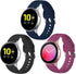 Lerobo Bands Compatible with Samsung Galaxy Watch Active/Active 2 44mm 40mm/Galaxy Watch 3 41mm/Galaxy Watch 42mm, 20mm Soft Silicone Sport Strap ...
