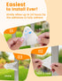 4PACK Sliding Glass Door Lock, Baby Proofing Window Door Locks Security Bar, Baby Child Safety Products Kits Locks, Slide Window Locks for Kids Pa...