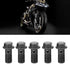 Banjo Bolts Brake Line Fittings Adapter, 5pcs Motorcycle Banjo Bolts & Washers for Brake Caliper Master Cylinder(M10×1mm)...