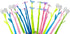 YYaaloa 20PCS Color Changing Rose Flower Pens Novely Fun Gel Ink Pen Bulk for Birthday Party Favors School Classroom Office Girls Presents (20pcs ...