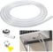 10ft Air Conditioner Drain Hose, 3/5 inch Portable AC Drain Hose Connector, Replacement for Universal Mini-Split Unit and Window Air Conditioner U...
