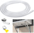 10ft Air Conditioner Drain Hose, 3/5 inch Portable AC Drain Hose Connector, Replacement for Universal Mini-Split Unit and Window Air Conditioner U...
