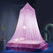 Eimilaly Stars Bed Canopy Glow in The Dark, Bed Canopy for Girls Mosquito Net, Princess Canopy for Girls Bed Room Decor, Pink...