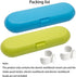 Plastic Electric Toothbrush Travel Case for Oral-B Pro Series, 2 packs (Blue&Green)...