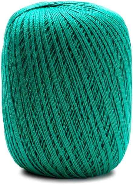 Emerald Green Size 10 Crochet Cotton Thread Yarn Knitting. 100% Mercerized...