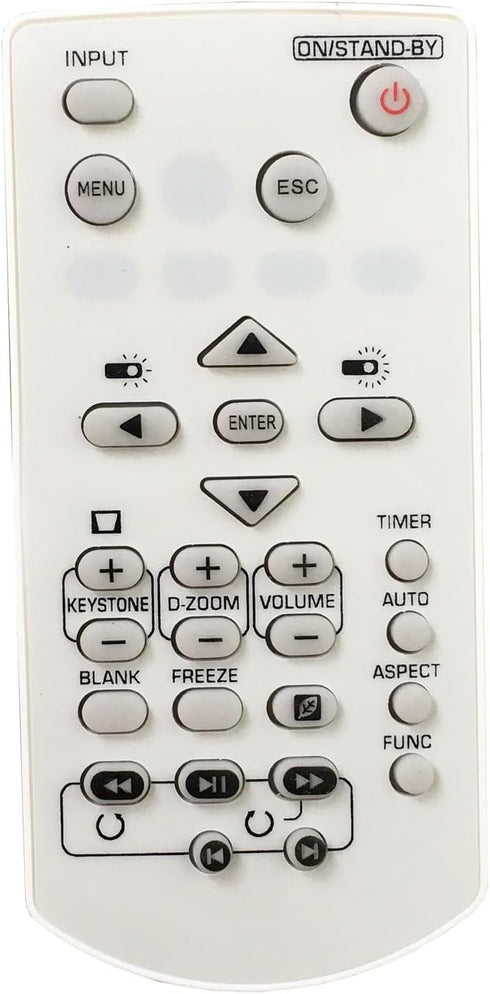 YT-141 Replacement Projector Remote Control Compatible for Casio XJ-F100W, XJ-F10X, XJ-F200WN, XJ-F20XN, XJ-F210WN, XJ-UT310WN, XJ-V100W, XJ-V10X,...