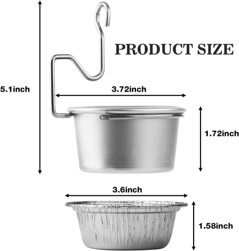 Grill Grease Tray with Clip for Char-Broil/Kenmore Outdoor Grills and Other Similar Grills,Grease Catcher,Grease Tray for Gas Grill,Grease Bucket ...