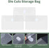 12 Pack Clear Die & Stamp Storage Bag Transparent Plastic Folders for Cutting Dies Stencil Embossing Crafts for DIY Scrapbooking Paper Card Craft ...