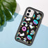 Compatible with iPhone 12 Mini, Rainbow Unicorn Black Pattern Dual Layer Heavy Duty Shockproof Shockproof Defender Transparent Bumper Back Cover P...