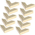 Pastlla 10pcs Metal Purse Corner Bags Handbags Clip Edges Bag Corner Clip Corner Decorative Protector Cover Bag Hardware Accessories Style A...